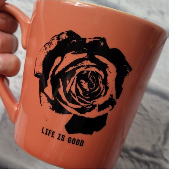 Life is Good Rose Oversized Mug - Picture 7 of 12